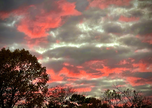 "Rust Clouds Over Red Mountain" (Photo print 8" x 10") HORIZ