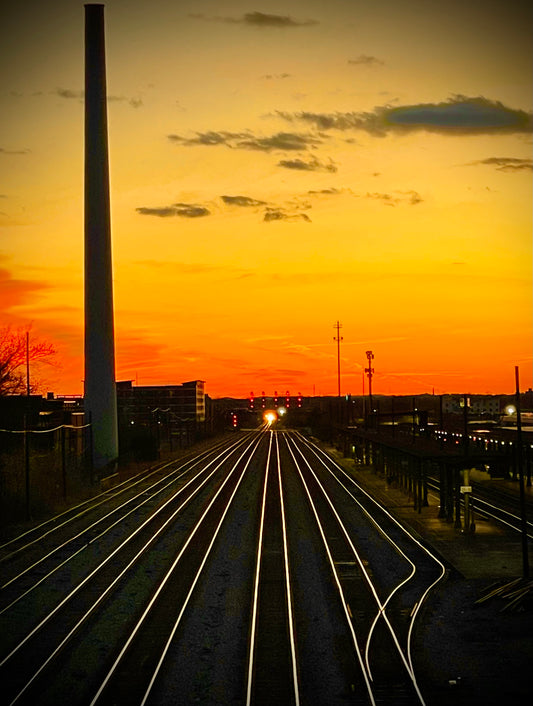 "Sunset on Birmingham's River of Steel" (Photo Print 8" x 10")